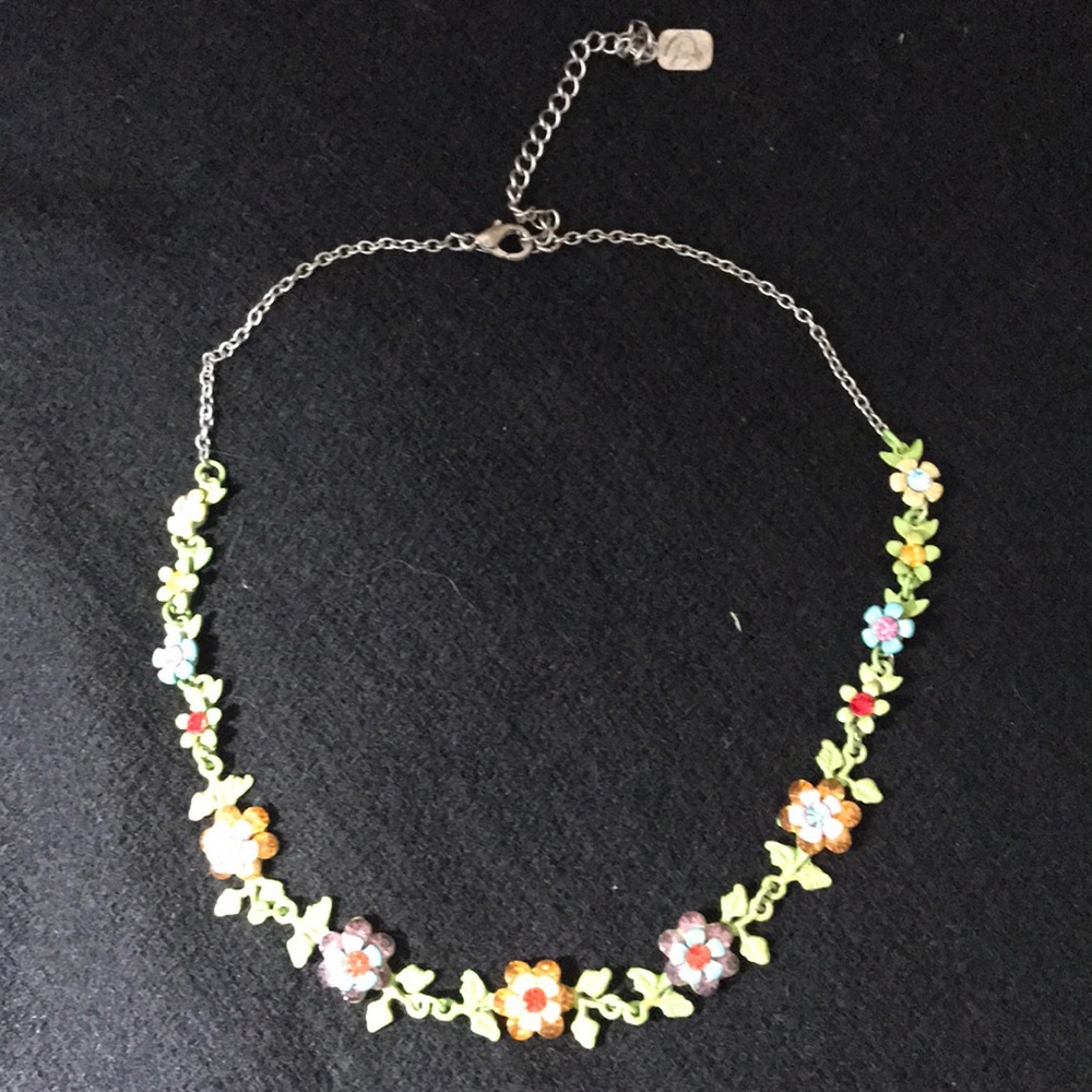 Multicolor Flower Necklace